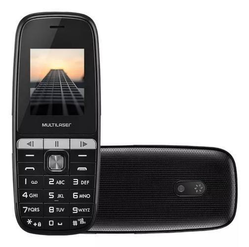 Imagem de Aparelho Celular Simples Para Idoso Up Play Multilaser Preto