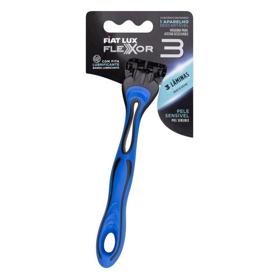 Aparelho de Barbear 3 lâminas Fiat Lux Flexor Menor preço em Aparelho de Barbear 3 lâminas Fiat Lux Flexor