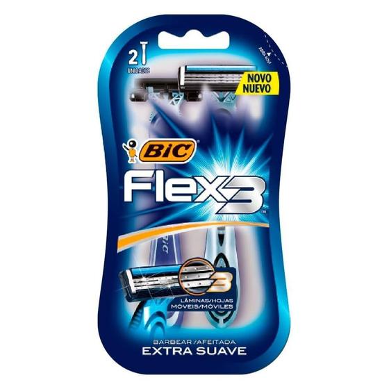 Aparelho de Barbear Bic Flex 3 Extra Suave - Embalagem com 2 Unidades é boa?