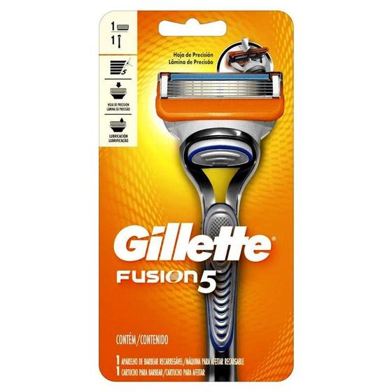 Imagem de Aparelho De Barbear Gillette Fusion5 Recarregável Com 1 Cartucho
