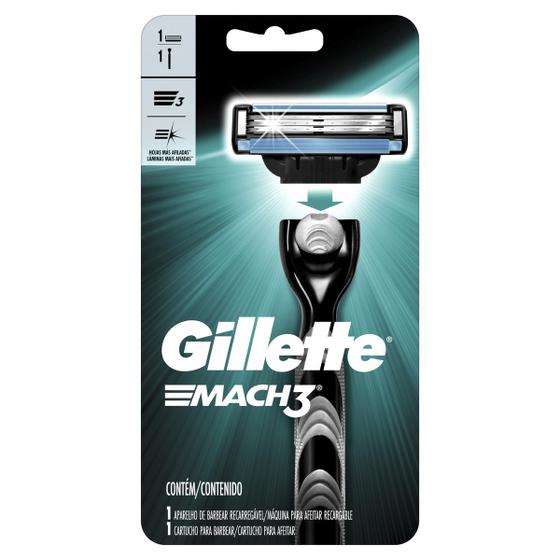 Imagem de Aparelho De Barbear Gillette Mach3