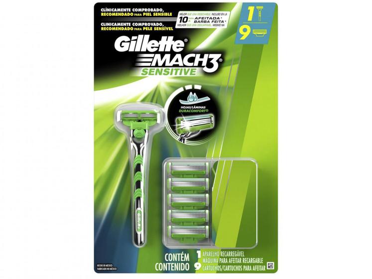 Imagem de Aparelho de Barbear Gillette Sensitive Mach 3