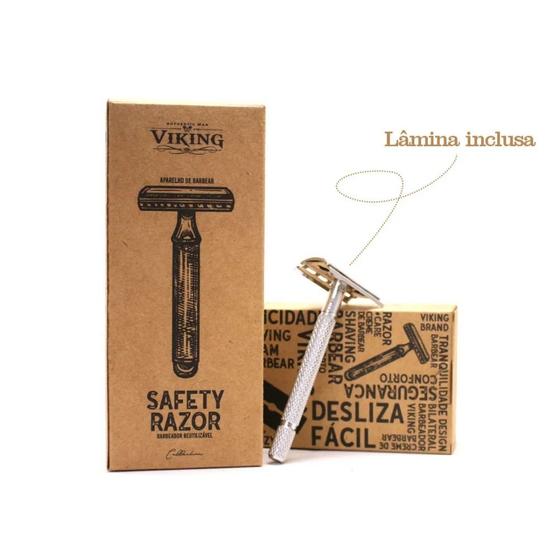 Imagem de Aparelho de Barbear Retrô - Safety Razor - Viking Apothecary