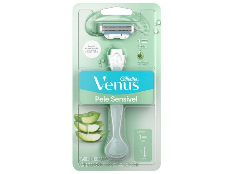 Aparelho de Depilação Gillette Venus Pele Sensível