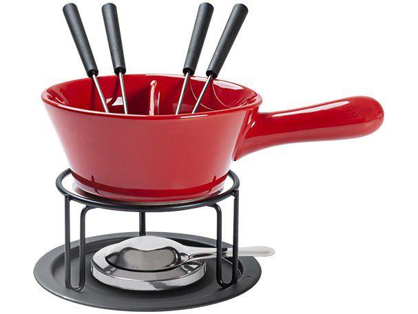 Imagem de Aparelho de Fondue Cerâmica Brinox Vermelho