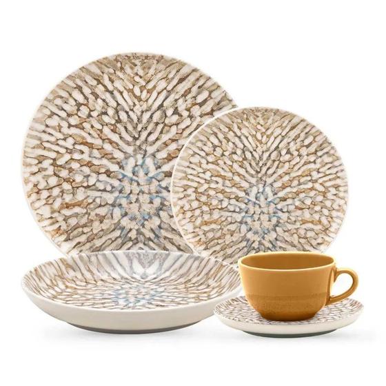 Imagem de Aparelho de Jantar 30 Peças Flat Leopardita Oxford