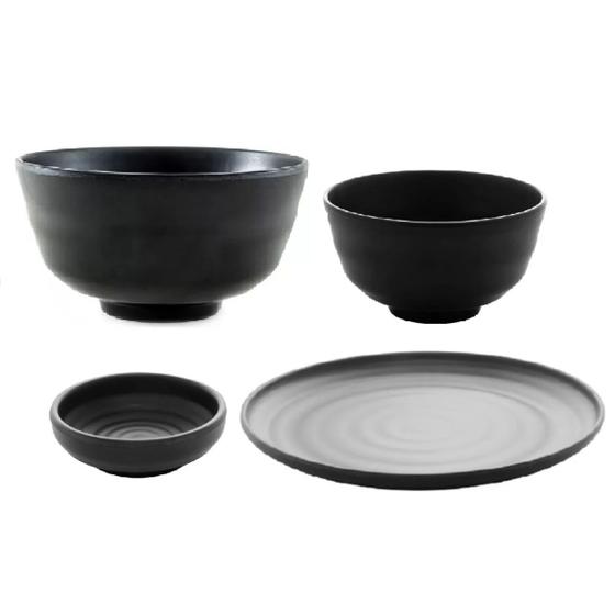 Imagem de Aparelho de Jantar 4 Peças Oriental De Melamina Toquio