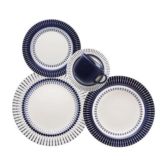 Aparelho de Jantar/Chá Biona Donna Colb 30 Peças