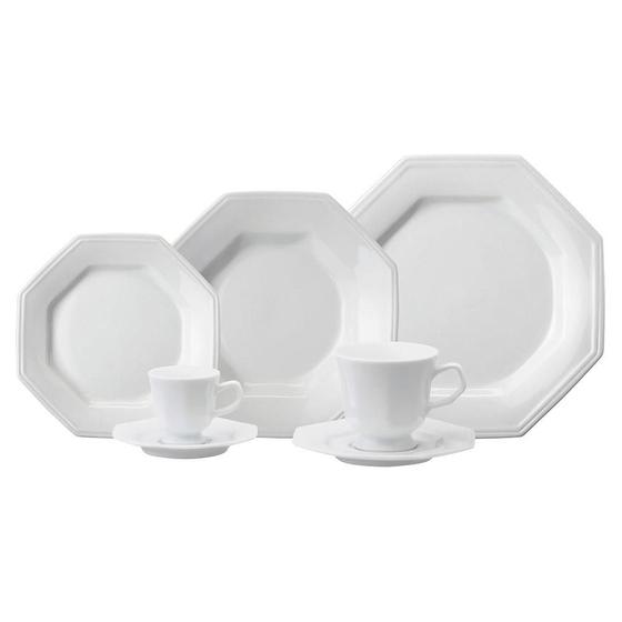 Imagem de Aparelho de jantar chá e café 42 peças prisma porcelana schmidt