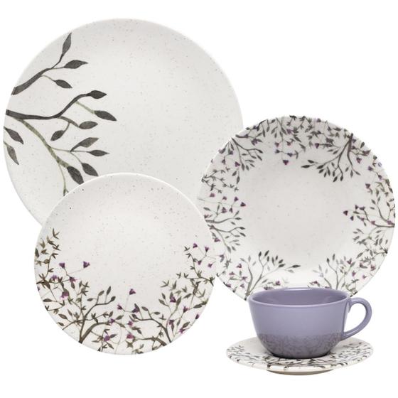 Imagem de Aparelho de Jantar de 30 Peças Unni Lilac Oxford Cerâmicas