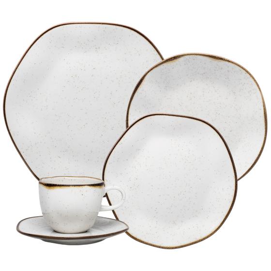 Imagem de Aparelho de Jantar e Chá em Porcelana Oxford 20Pçs Maresia