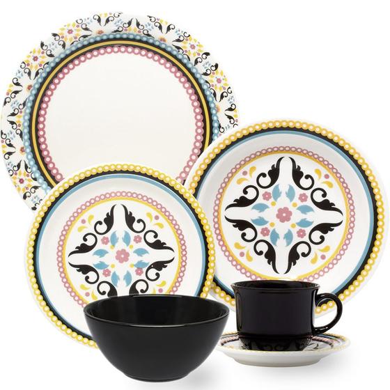 Aparelho de Jantar e Chá Oxford Mail Order Luiza com 20 Peças + 1 Bowl / Tigela 600ml Menor preço em Aparelho de Jantar e Chá Oxford Mail Order Luiza com 20 Peças + 1 Bowl / Tigela 600ml