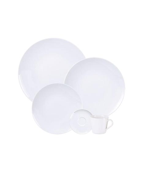 Aparelho de Jantar Tramontina Leonora em Porcelana 20 Peças Imagem de Aparelho de Jantar Tramontina Leonora em Porcelana 20 Peças