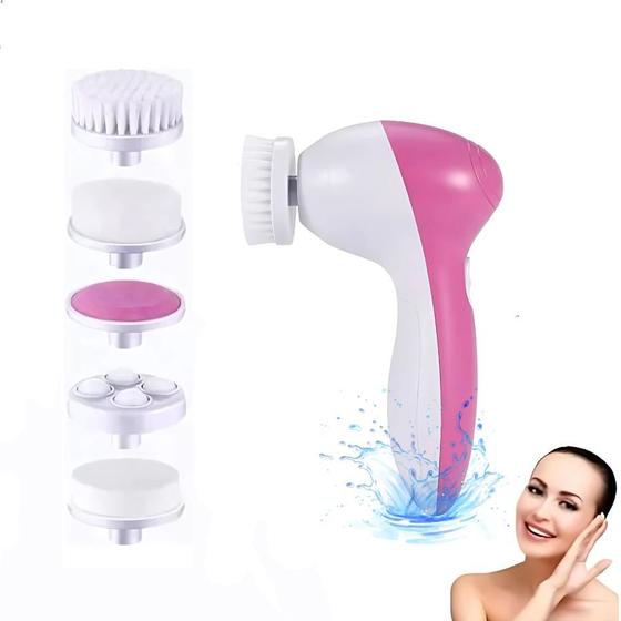 Imagem de Aparelho de Limpeza Facial 5 em 1 com Função Esfoliante Profunda
