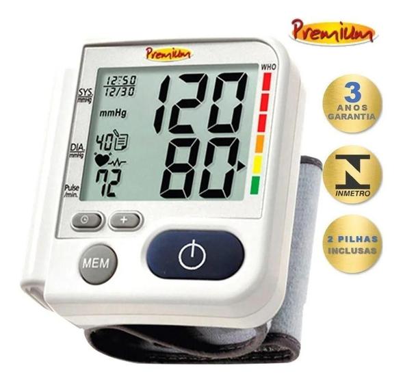 Aparelho De Medir Pressão Digital Automático De Pulso Menor preço em Aparelho De Medir Pressão Digital Automático De Pulso