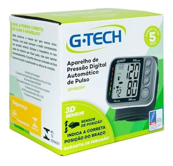 Imagem de Aparelho De Medir Pressão Digital De Pulso Gtech Sensor 3d