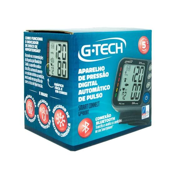 Imagem de Aparelho De Pressão Digital Automático De Pulso G-Tech Smart