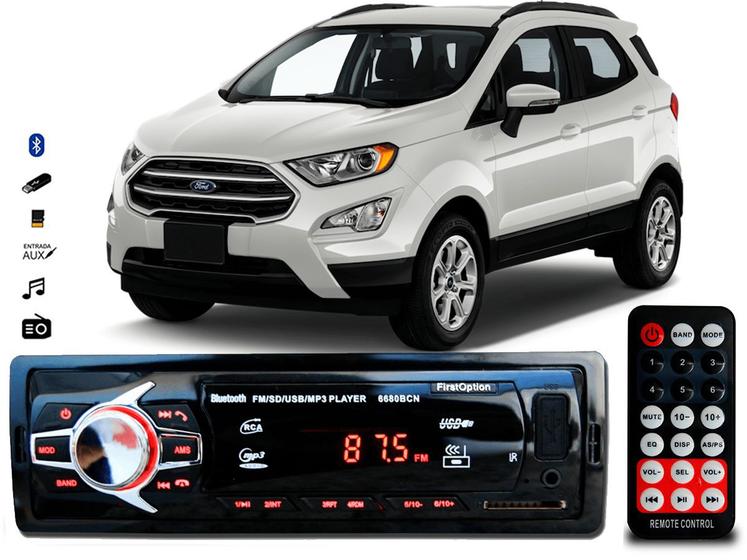 Imagem de Aparelho De Som Mp3 Ford Ecosport Bluetooth Pendrive Rádio