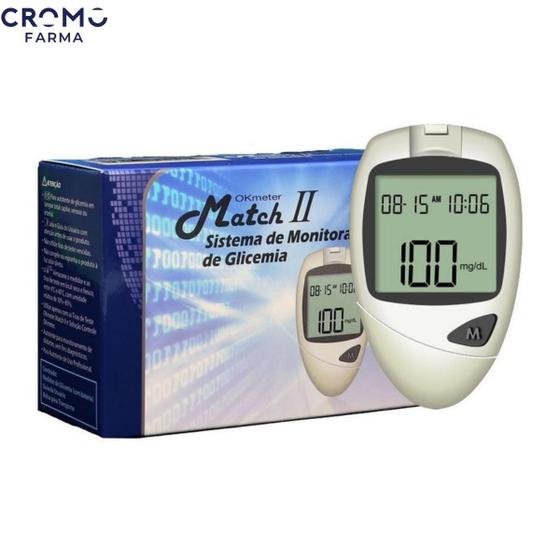 Imagem de Aparelho Dextro Diabete Digital  MATCH II - OK METER 