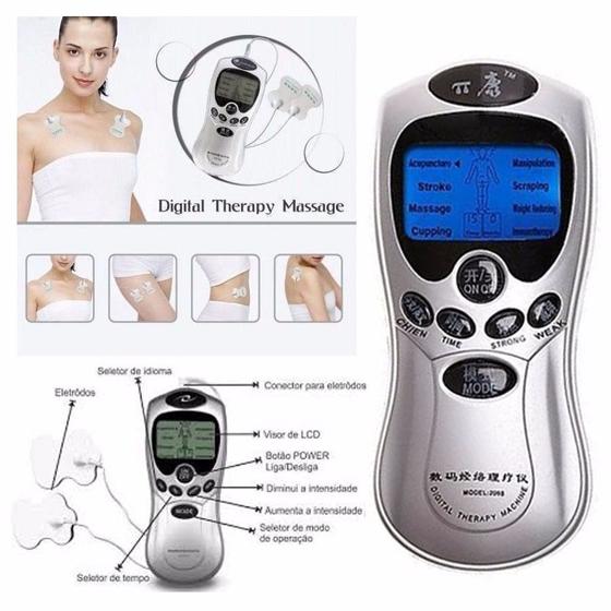 Imagem de Aparelho Fisioterapia Massagem Digital Tens & Fes CX