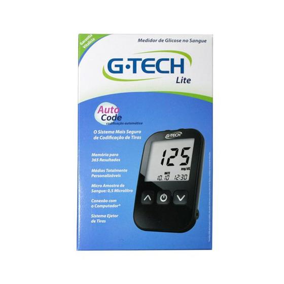 Aparelho Glicemia G-Tech Lite Menor preço em Aparelho Glicemia G-Tech Lite