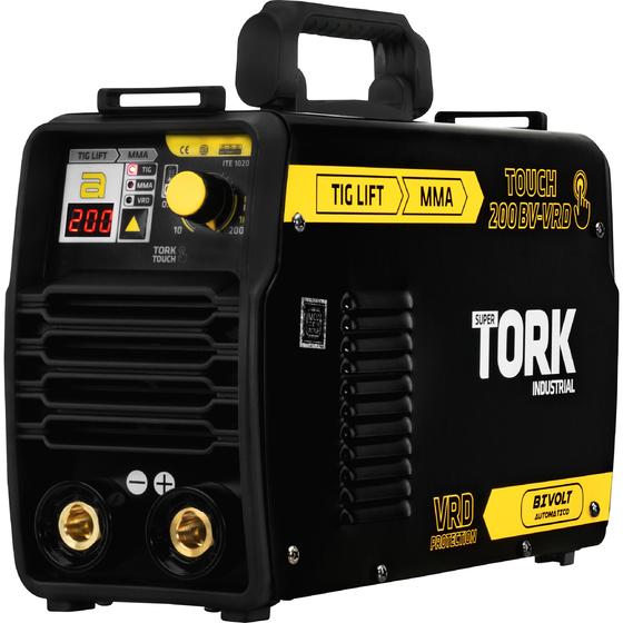 Imagem de Aparelho Inversor de Solda Industrial 200A Tig Eletrodo VRD Bivolt Super Tork