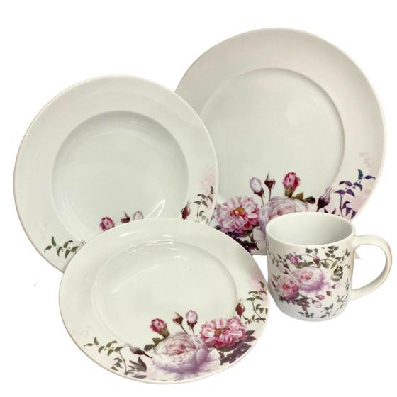 Imagem de Aparelho Jantar/Chá Porcelana 16 Pçs Versa Garden - Garden Germer