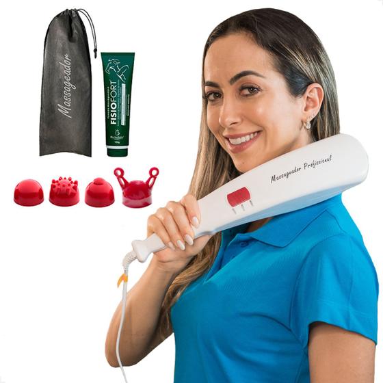 Aparelho Massageador Elétrico Profissional Com Infravermelho com Bolsa Menor preço em Aparelho Massageador Elétrico Profissional Com Infravermelho com Bolsa
