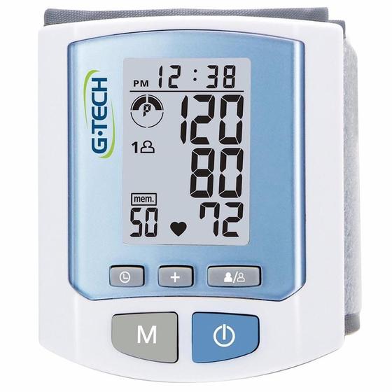 Aparelho medidor de pressão arterial digital de pulso G-Tech RW450 Menor preço em Aparelho medidor de pressão arterial digital de pulso G-Tech RW450