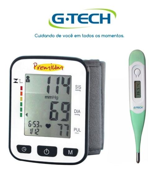 Imagem de Aparelho Medidor De Pressão Digital Pulso + Termometro Gtech