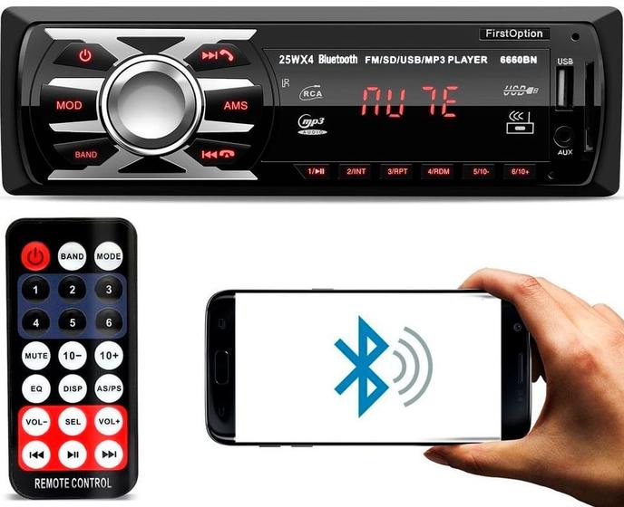 Aparelho mp3 De Som Carro Automotivo Bluetooth Pendrive Sd Rádio universal Menor preço em Aparelho mp3 De Som Carro Automotivo Bluetooth Pendrive Sd Rádio universal