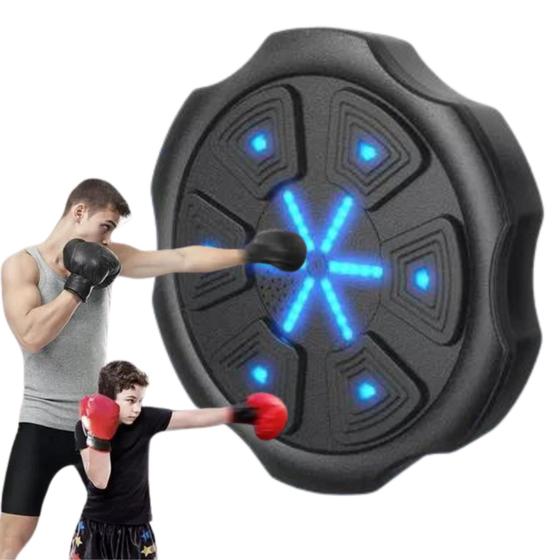 Imagem de Aparelho Para Treino Maquina Boxe De Parede Led Bluetooth