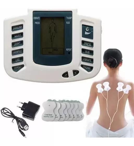 Imagem de Aparelho Tens Profissional Fisioterapia Com Eletrodos