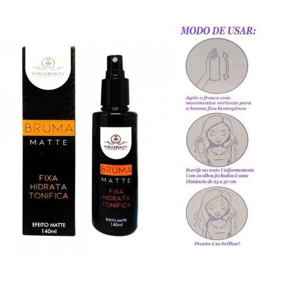 Aparência Natural, Proteção Extra- Bruma Fixadora Matte Menor preço em Aparência Natural, Proteção Extra- Bruma Fixadora Matte