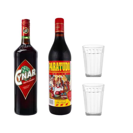 Imagem de Aperitivo Cynar 900ml + Paratudo 900ml Raizes Amargas