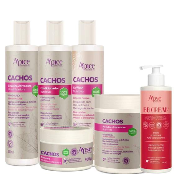 Imagem de Apice Kit Cachos Tratamento Completo (6 PRODUTOS) 