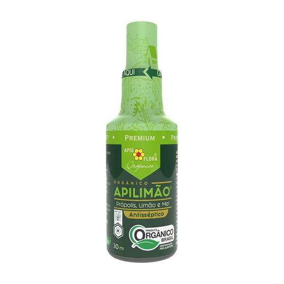 Imagem de Apilimão Orgânico - Própolis, Mel E Limão Spray 30Ml