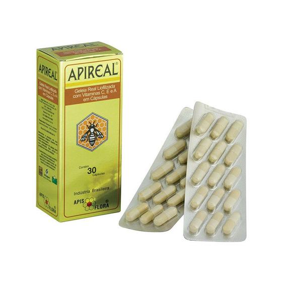 Imagem de APIREAL Apis Flora - Geleia Real Liofilizada em Capsulas com Vitaminas E, A e C