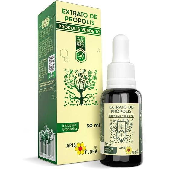 Imagem de Apis FloraExtrato de Própolis Verde 70% 30ml