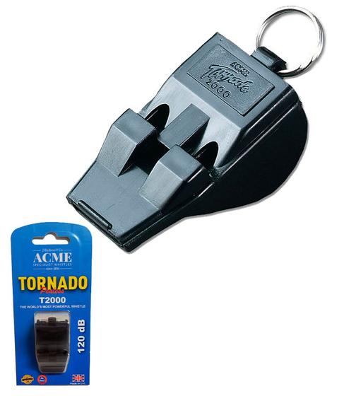 Imagem de Apito Futebol 120 Decibéis com Cordão Acme Tornado 2000 Pronta Entrega