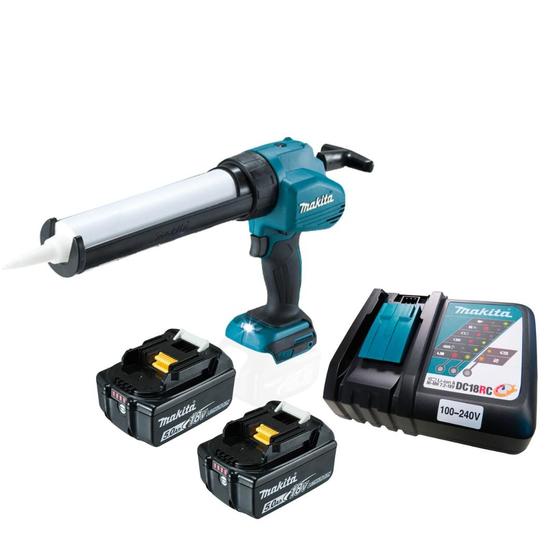 Imagem de Aplicador De Silicone 2Bat 18v 5ah Dcg180z Makita Carreg Rap