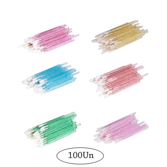 Imagem de Aplicador Profissional 10un Gloss Labial e Extensão de Cílios 