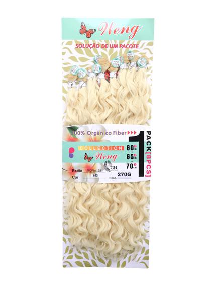 Imagem de Aplique Cabelo Organico Cacheado -Sofia - Em Tela Para Entrelace -270Gr -Weng