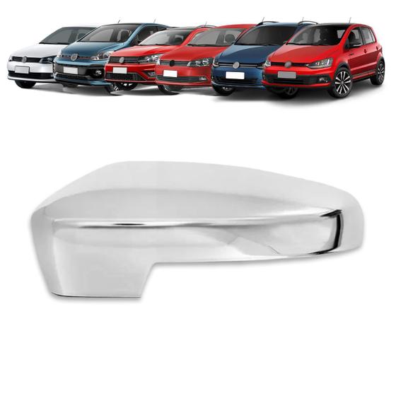 Aplique Capa Cromada Retrovisor Gol Voyage G5 G6 G7 G8 2008/23 Fox ...