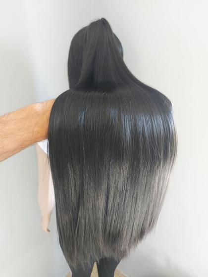 Imagem de Aplique castanho escuro cor 4 liso 70cm premium