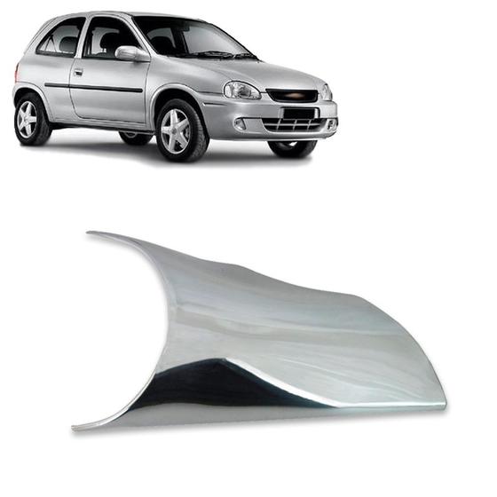 Imagem de Aplique Cromado para Capa do Retrovisor Corsa Hatch Sedan G1 1994 1995 1996 1997 1998 1999 2000 2001