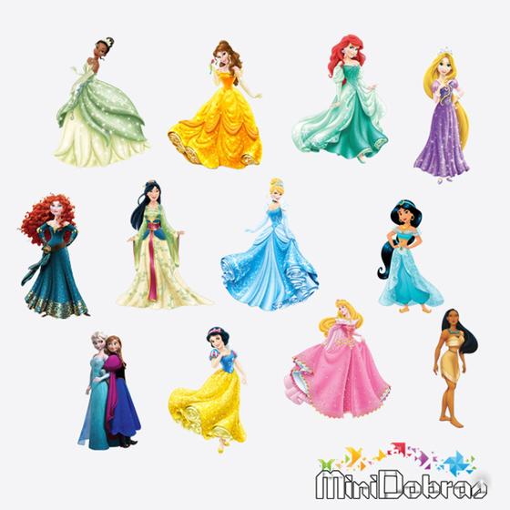 Imagem de Aplique de Papel 5 cm infantil para Lembrancinhas de Festas Princesas  Disney