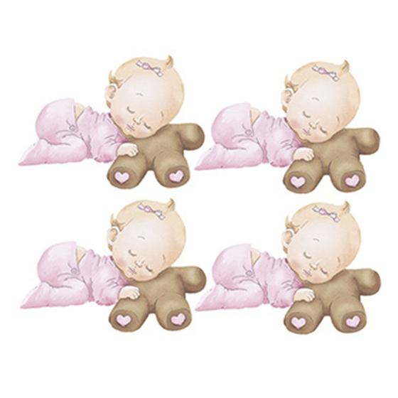 Aplique Decoupage Litoarte APM3-213 em Papel e MDF 3cm Bebê Menina e Ursinho Menor preço em Aplique Decoupage Litoarte APM3-213 em Papel e MDF 3cm Bebê Menina e Ursinho