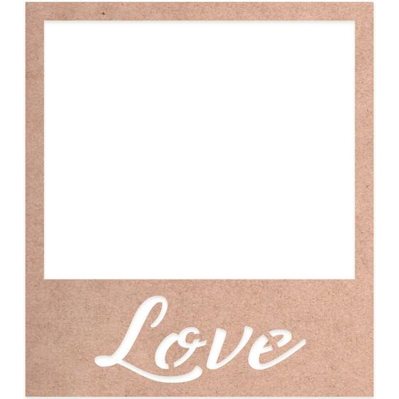 Imagem de Aplique em Papel Cardboard Quadro Love Cbl-001 7,5x8,5cm Litoarte