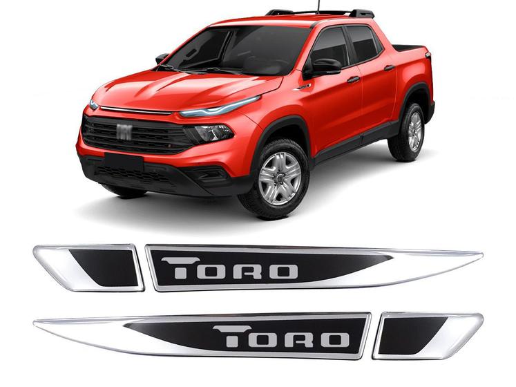 Imagem de Aplique Emblema Lateral Tag Fiat Toro